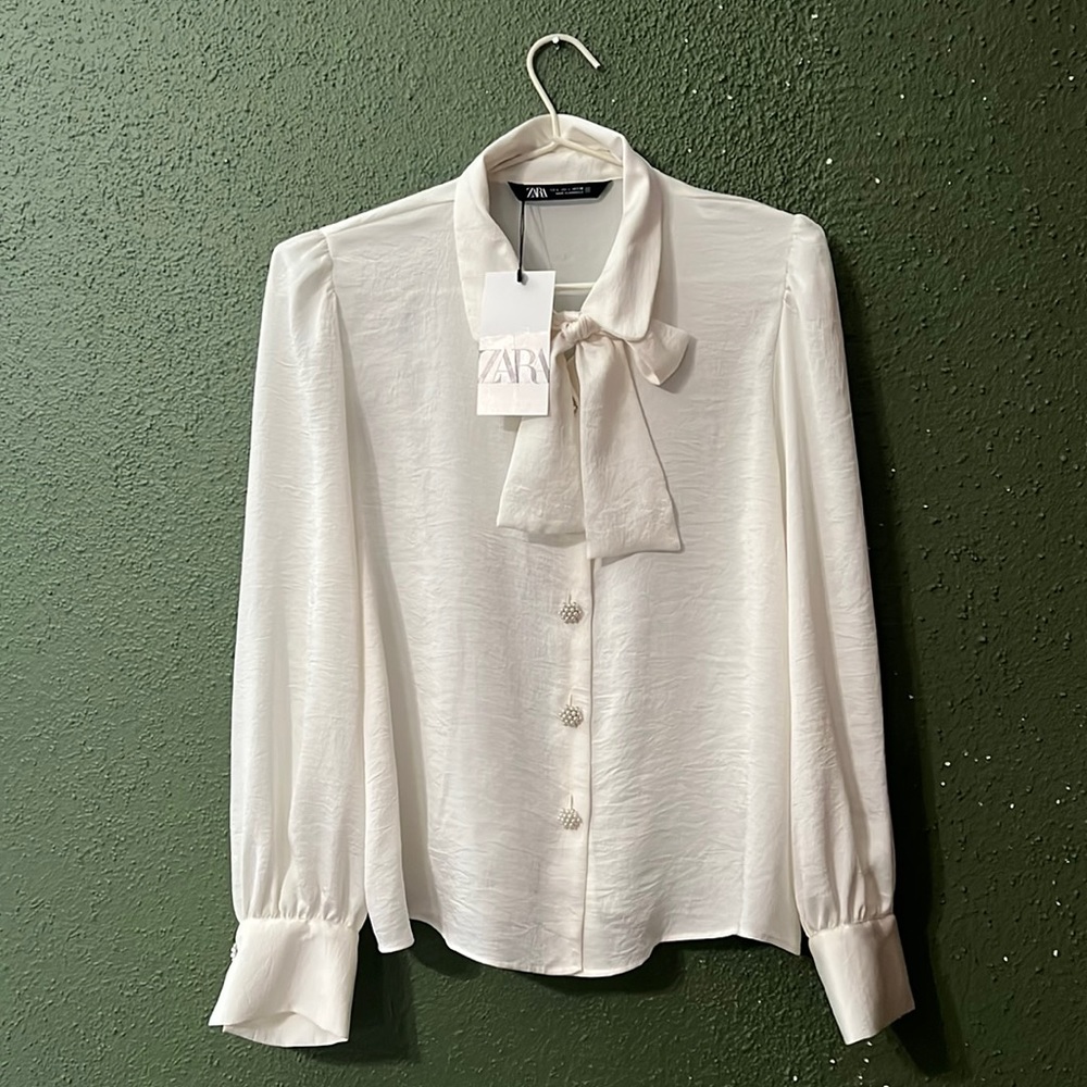 Zara Tied Blouse